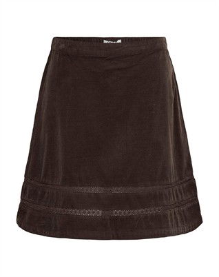 ONLAmie Cord Tape Nederdel - Coffee Bean 